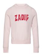 Pullover Tops Knitwear Pullovers Pink Zadig & Voltaire Kids