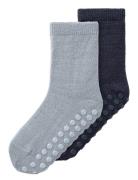 Nmmwak Wo/Bl 2P Sock W/Non Skid Sukat Navy Name It