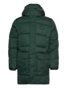 Long Hooded Quilt Puffer Mw Villakangastakki Pitkä Takki Green Calvin ...