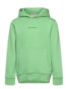 Printed Hoody Tops Sweat-shirts & Hoodies Hoodies Green Tom Tailor