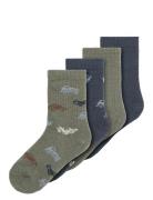 Nmmwak Wo/Bl 4P Sock Sukat Navy Name It