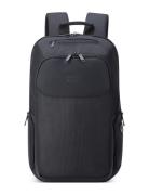 Parvis Backpack 2-Comp. Reppu Laukku Black DELSEY PARIS