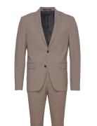 Plain Mens Suit - Normal Lenght Puku Beige Lindbergh