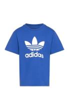 Trefoil Tee Sport T-shirts Short-sleeved Blue Adidas Originals