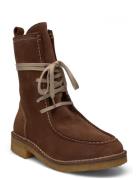 Trotter Shoes Boots Ankle Boots Laced Boots Brown Billi Bi