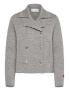 Indra Jacket Tops Knitwear Cardigans Grey BUSNEL