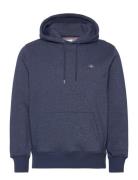 Reg Shield Hoodie Tops Sweat-shirts & Hoodies Hoodies Navy GANT