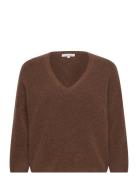 Trea Tops Knitwear Jumpers Brown Andiata