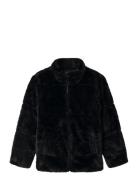 Nkfmila Faux Fur Jacket Pb Takki Black Name It