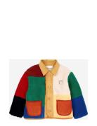 Color Block Sheepskin Jacket Ohut Takki Kuoritakki Multi/patterned Bob...