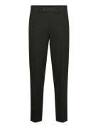 Flannel Wool Blend Formal Pant Bottoms Trousers Formal Khaki Green Lin...