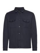 Mmgbirk Antonio Overshirt Tops Overshirts Navy Mos Mosh Gallery