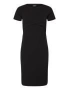 Olmadelie S/S O-Neck Dress Jrs Polvipituinen Mekko Black Only Maternit...