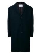 Slhmilo Overcoat Villakangastakki Pitkä Takki Black Selected Homme