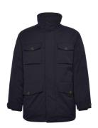 Padded Flannel Field Jacket Vuorillinen Takki Topattu Takki Navy GANT