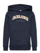 Jjecaleb Varsity Sweat Hood Noos Jnr Tops Sweat-shirts & Hoodies Hoodi...