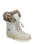 Iris W Shoes Boots Ankle Boots Ankle Boots Flat Heel Beige Exani