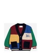 B.c Vintage Color Block Cardigan Tops Knitwear Cardigans Multi/pattern...