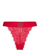 Thong Lace Stringit Alusvaatteet Red HUGO