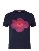 Droppi Tops T-shirts & Tops Short-sleeved Navy Desigual