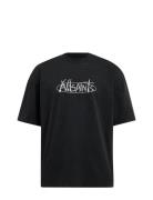 Sternum Ss Crew Tops T-shirts Short-sleeved Black AllSaints