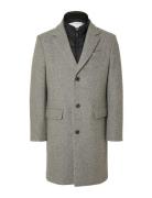 Slhnew Joseph Coat Noos Villakangastakki Pitkä Takki Grey Selected Hom...