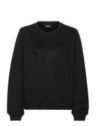 Sw Strass Tops Sweat-shirts & Hoodies Sweat-shirts Black Desigual