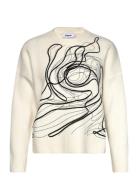 Montpellier Lacroix Tops Knitwear Jumpers Cream Desigual