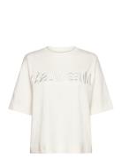 Cmmuse-Tee Tops T-shirts & Tops Short-sleeved Cream Copenhagen Muse