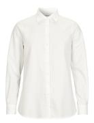 Elsa Oxford Shirt Tops Shirts Long-sleeved White Newhouse