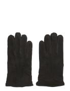 Suede Gloves Hanskat Käsineet Black Amanda Christensen