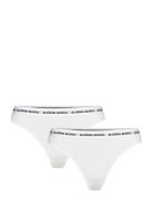 Core Logo Thong 2P Stringit Alusvaatteet White Björn Borg