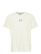 Tee Tops T-shirts Short-sleeved Cream Blend