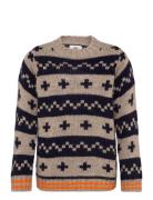 Crash Keldino Reykavik Sweater Tops Knitwear Pullovers Multi/patterned...