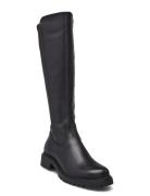 Women Boots Korkeavartiset Saapikkaat Black Tamaris