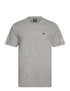 Crewneck T-Shirt Tops T-shirts Short-sleeved Grey Champion