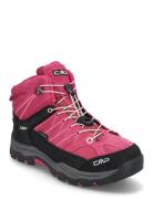 Kids Rigel Mid Wp Boot 28-37 Nauhalliset Talvikengät Pink CMP