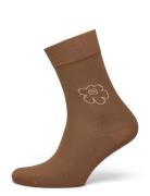 Taipuisa Unikko Lingerie Socks Regular Socks Brown Marimekko