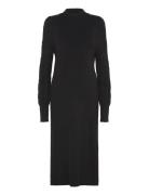 Vmmlim Ls Highneck Calf Dress Ga Polvipituinen Mekko Black Vero Moda M...