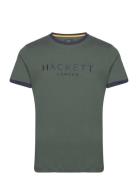 Heritage Classic Tee Tops T-shirts Short-sleeved Khaki Green Hackett L...