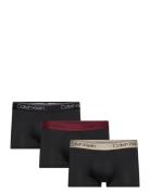 Low Rise Trunk 3Pk Bokserit Black Calvin Klein