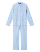 Nlnstripy Pyjamas Set Pyjamasetti Pyjama Blue LMTD