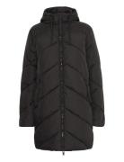 Bybomina Jacket 6 - Vuorillinen Takki Topattu Takki Black B.young