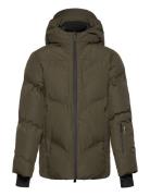 Jcoslay Heat Quilted Puffer Sn Jnr Toppatakki Khaki Green Jack & J S