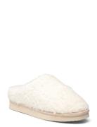 Biasweetie Slip In Faux Shearling Aamutossut Tohvelit Cream Bianco