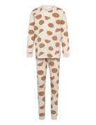 Pyjama Cinnamon Roll Pyjamasetti Pyjama Beige Lindex