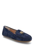 Barnsbury Suede Loafer Loaferit Matalat Kengät Blue Lauren Ralph Laure...