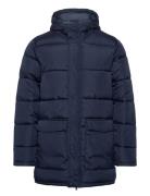 Outerwear Vuorillinen Takki Topattu Takki Navy Blend