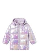 Nmfmolina Jacket Shiny Toppatakki Purple Name It