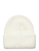 Rib Beanie Accessories Headwear Beanies White Gina Tricot